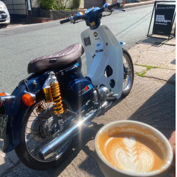 Will Has Customised His Honda C90, Looks Amazing. Life Doesn't Get Better Than A Ride To The Coffee Shop