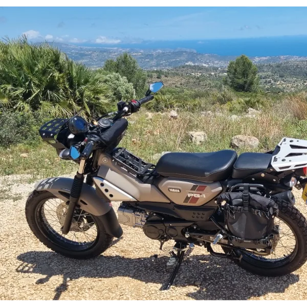Colin's Pg1 At Calpe Rock In Spain. How Lucky That Bike Is, What An Adventure!