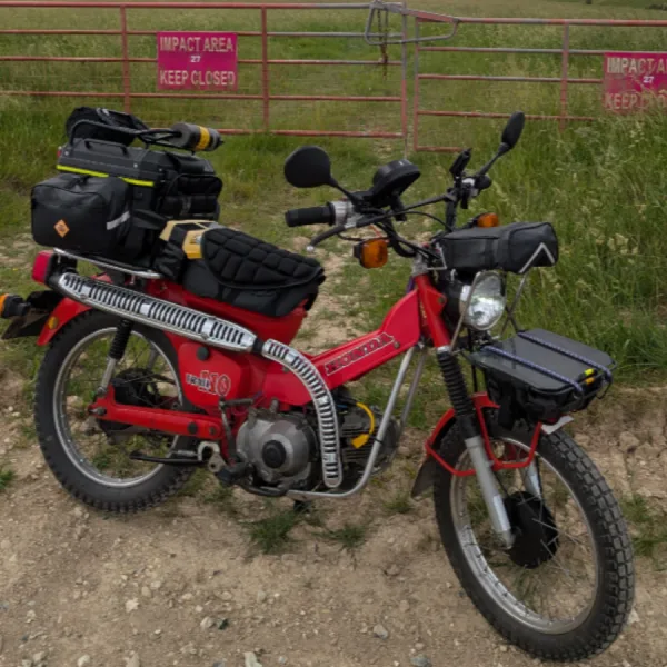 Andy's Ct110 On Salisbury Plain May 2026 - Looks Fab