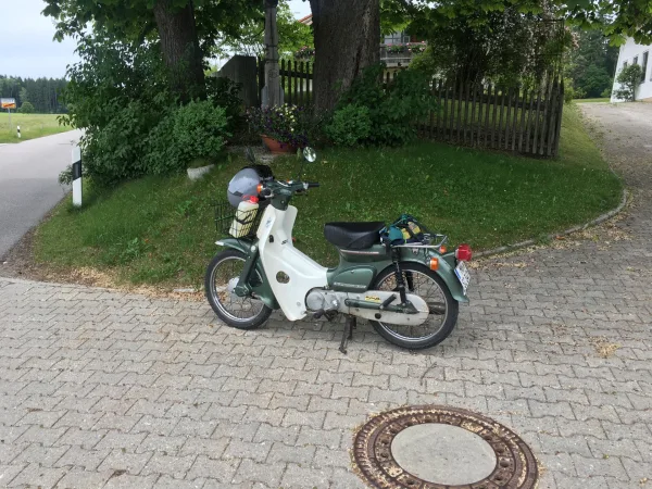 Michael's C90, eager to set off on his next journey